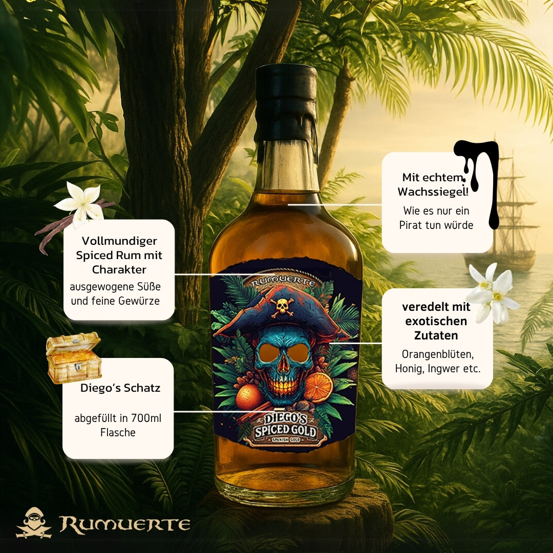 Diegos Spiced Gold 700ml 40% vol.