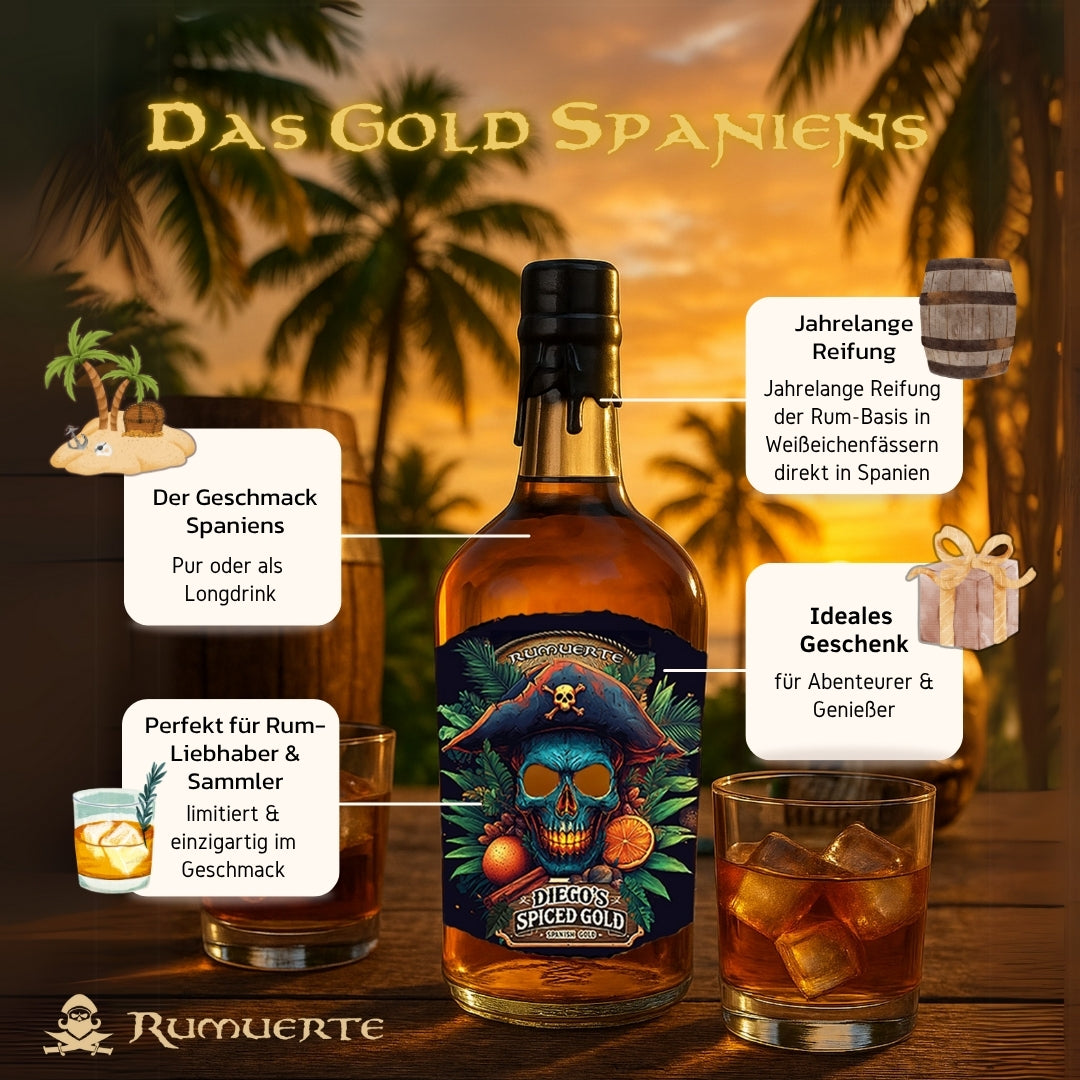 Diegos Spiced Gold 700ml 40% vol.