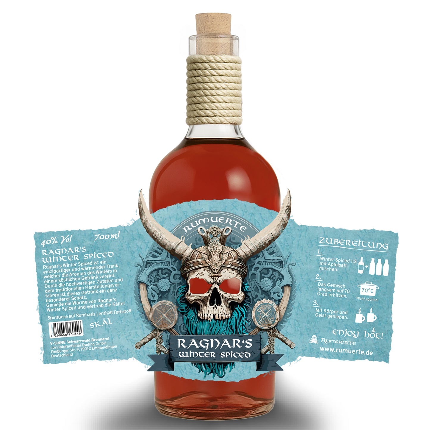 Ragnars Winter Spiced 700ml 40% vol.